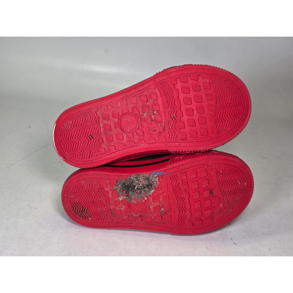 Disney Mickey Mouse Pluto Toddler High Top Sneakers Black Red Size 9 BTMC24AC005 - Picture 11 of 12